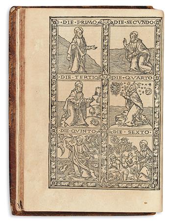 BIBLE IN LATIN.  Biblia cum summariorum apparatu pleno quadrupliciq[ue] repertorio insignita.  1519